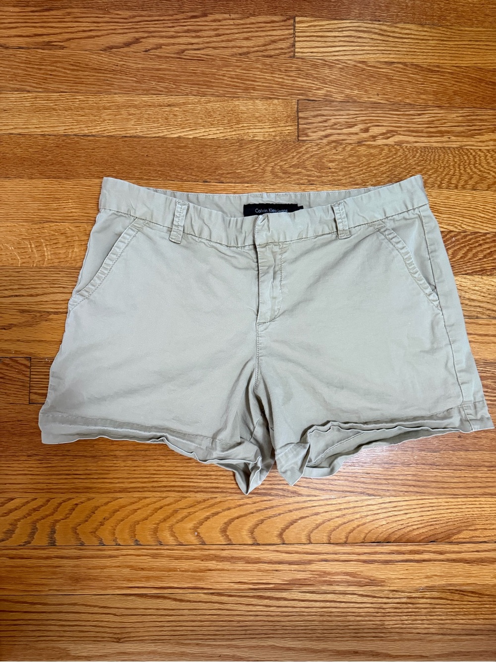 Calvin Klein Jeans Light Beige Chino Shorts